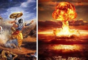 Read more about the article Ce explozii nucleare aveau loc pe Pământ în urmă cu mii de ani? Bombele atomice din epopeea indiană „Mahabharata”