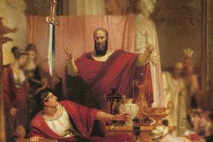 „Sabia lui Damocles atârnată deasupra capului” – originile unei legende curioase