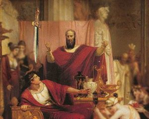 Read more about the article „Sabia lui Damocles atârnată deasupra capului” – originile unei legende curioase