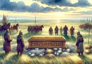 Read more about the article Marele conducător Attila a fost înmormântat în trei sicrie (de aur, argint şi fier), împreună cu o comoară fabuloasă. Dar locul de înmormântare rămâne un mister până azi…