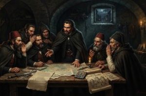Read more about the article Complotul împotriva guvernului de la Bucureşti (1816): o societate secretă misterioasă dorea să-i elimine pe toţi oficialii valahi, în frunte cu domnitorul Ioan Caragea Vodă